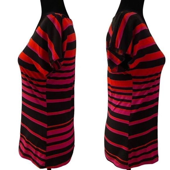 Vintage Suzie black and red striped top - Picture 3 of 10